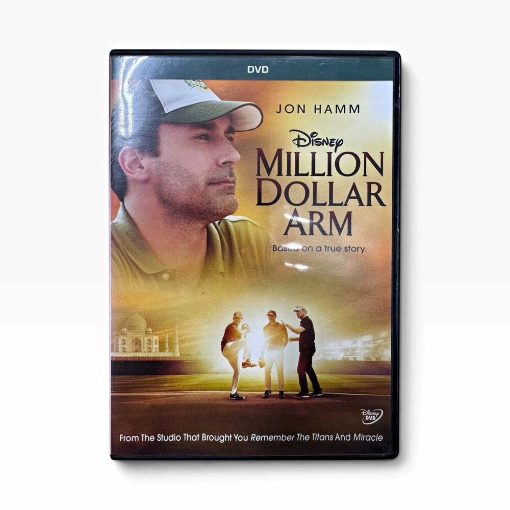 Disney Million Dollar Arm DVD Widescreen Jon Hamm Craig Gillespie PG 124m